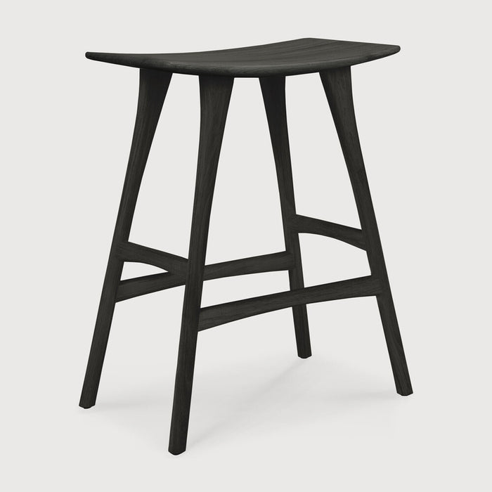 Osso Counter Stool zwart eikenhout