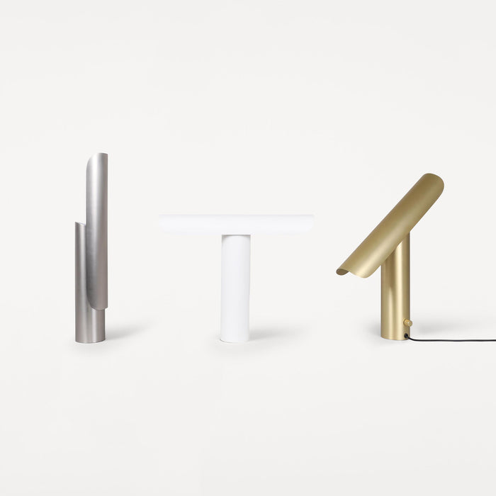 T-lamp brushed brass