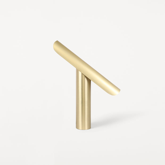 T-lamp brushed brass