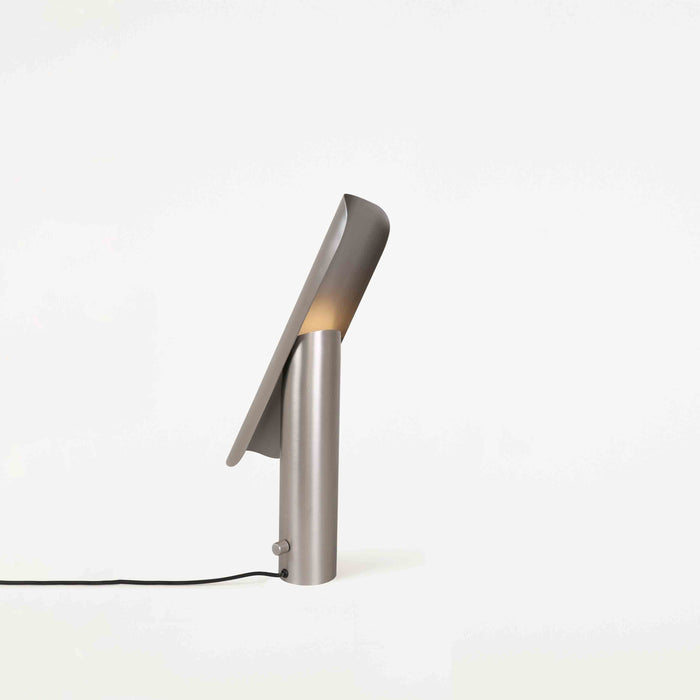 T-lamp brushed steel