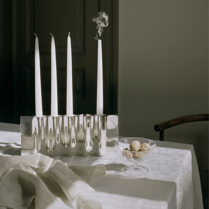 Ripply candle holder